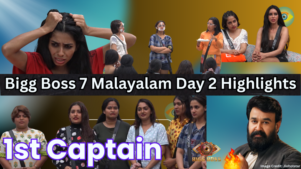 Bigg Boss Malayalam 7 Day 2 Highlights
