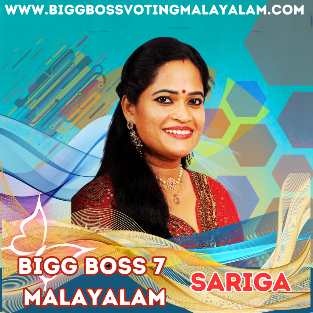 Sariga Bigg Boss Malayalam