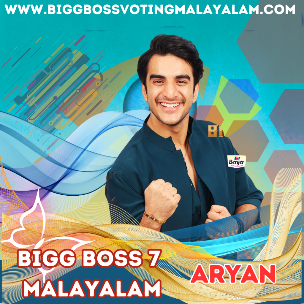 Aryan Bigg Boss Malayalam