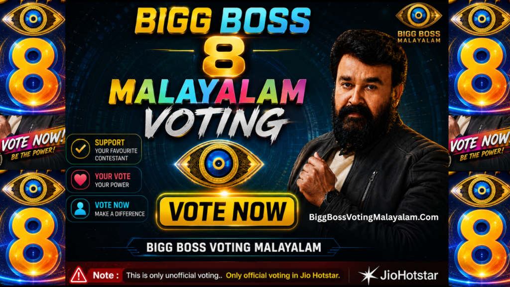 Bigg Boss 8 Malayalam Voting